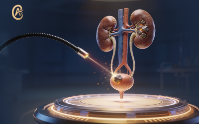 تفتيت حصوات الكلى والحالب بالمنظار المرن والليزر