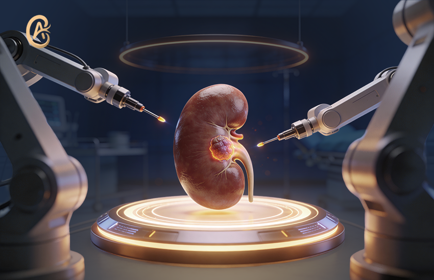 استئصال أورام الكلية بالروبوت الجراحي